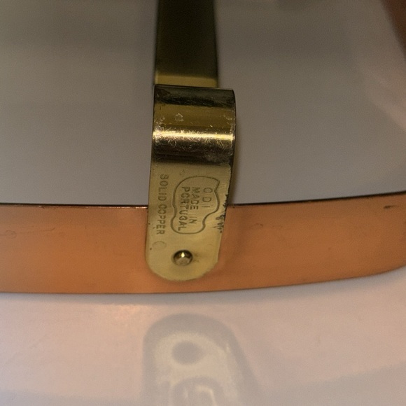 Copper dish shoulder made in Portugal - Picture 3 of 5